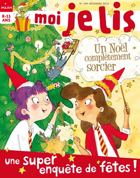 Couverture Moi je lis - Un Noël complètement sorcier - Décembre 2016