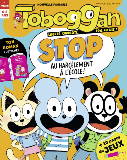 Couverture Toboggan magazine au harcèlement à l'école